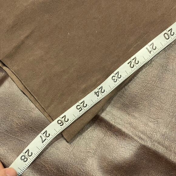 Vintage 80's Doncaster Pant Suit Set womens 14 Soft Faux Suede Classic Brown - Picture 12 of 16